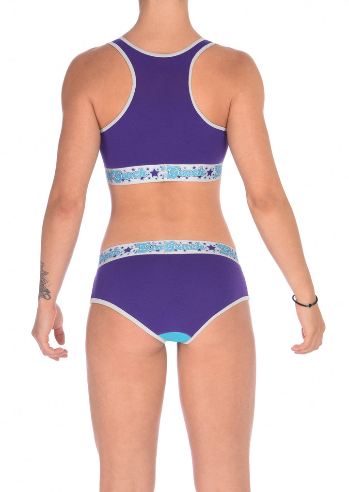 Ginch Gonch Women's Purple Haze Boyfriend Briefs