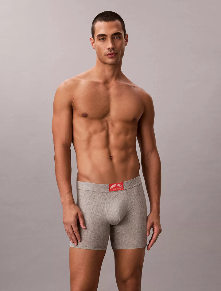 Calvin Klein Men's Heritage Classic Cotton Rib Boxer Briefs