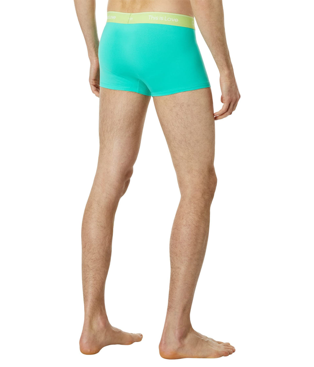 Calvin Klein Pride This Is Love Low Rise Trunks Aqua Green