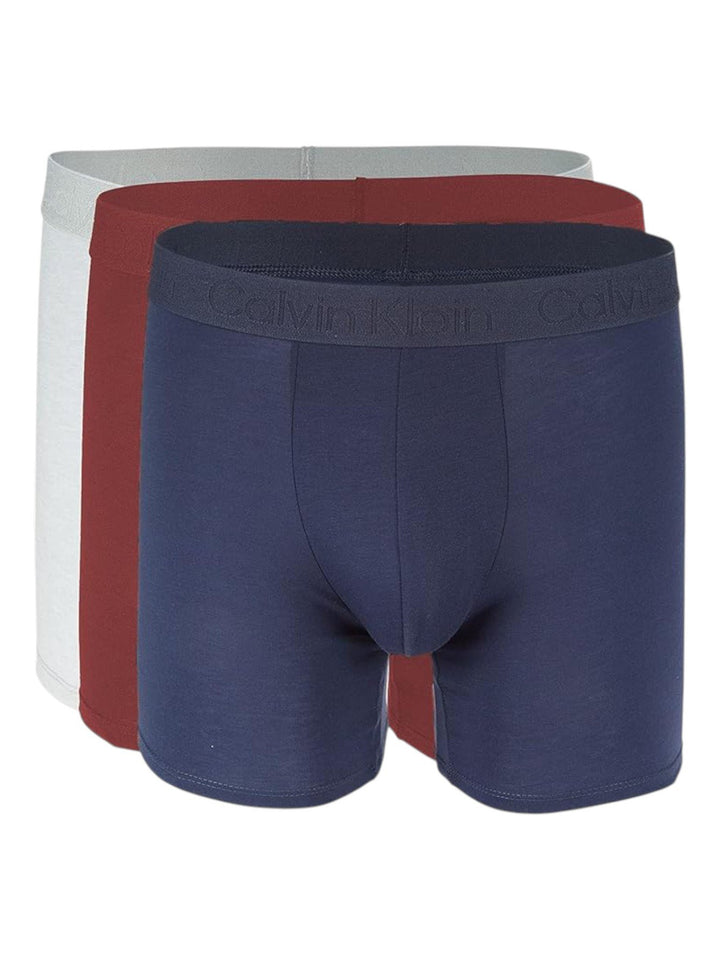 Calvin Klein Eco Classic Boxer Brief 3-Pack | Soft Stretch Cotton | Mid-Rise NP2489O