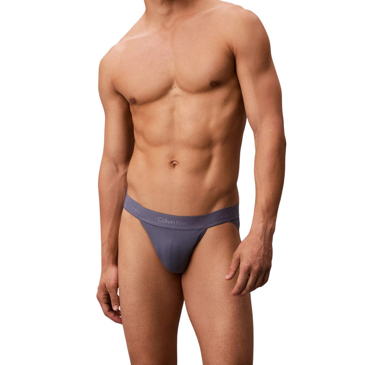 Calvin Klein Men's Microfiber Lace Jock Strap