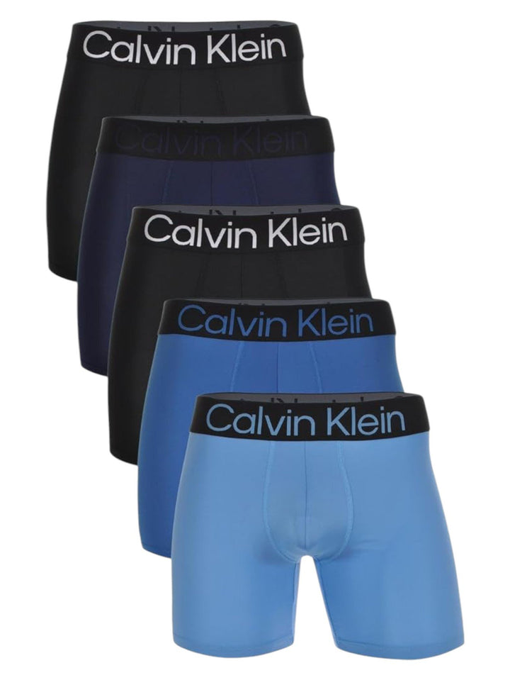 Calvin Klein Microfiber 5-Pack Bold Logo Boxer Briefs