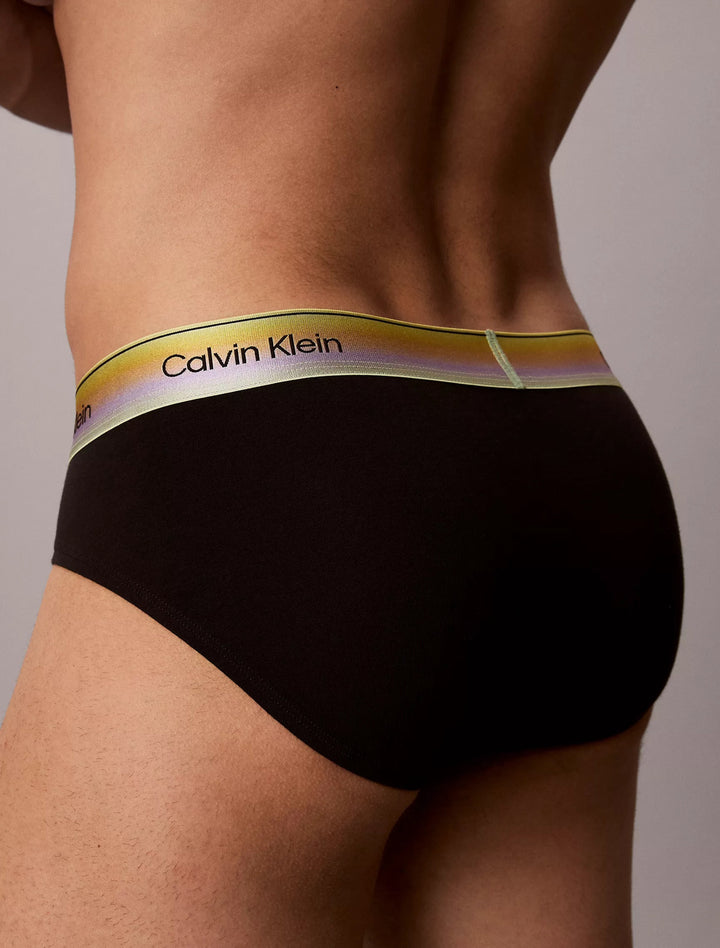 Calvin Klein Men's Icon Cotton Stretch Pride Hip Briefs