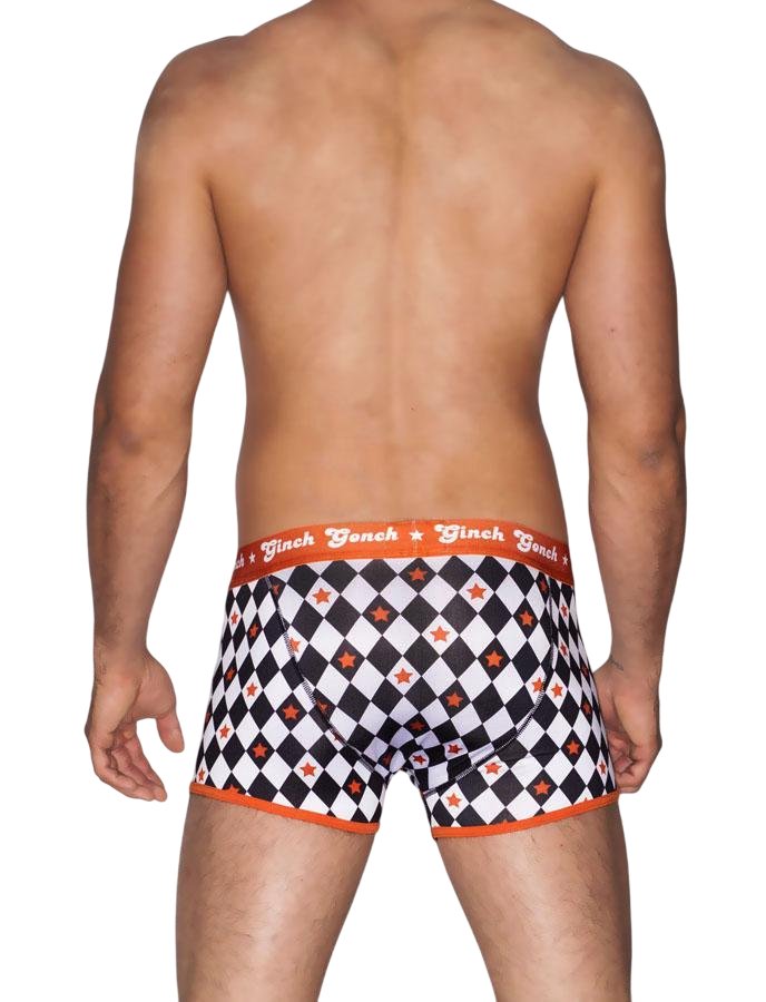 Ginch Gonch Backstage Pass Trunk - Diamond Print Poly-Stretch Underwear