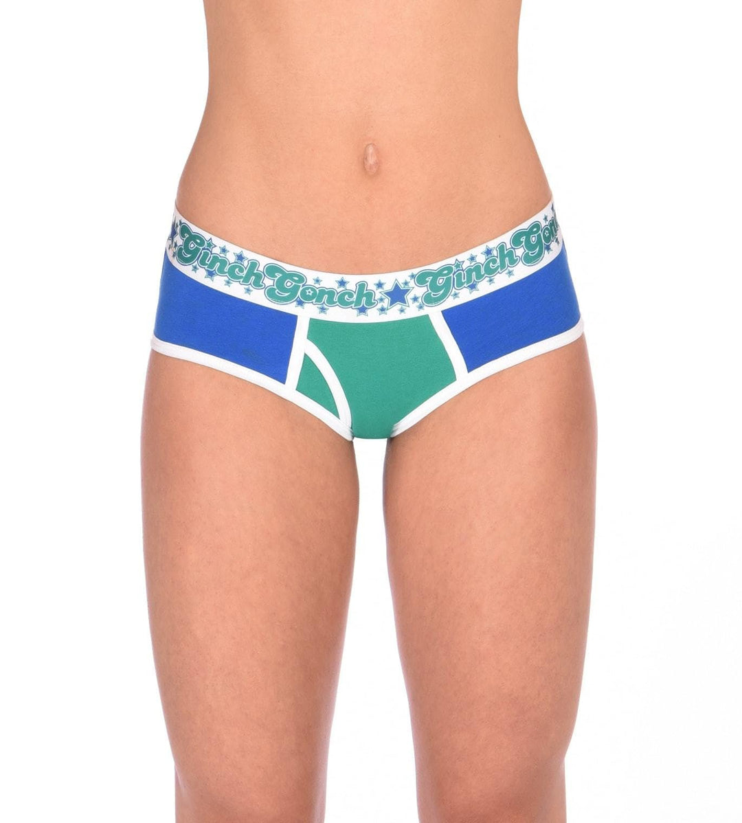 Ginch Gonch Women's Blue Lagoon Boyfriend Briefs