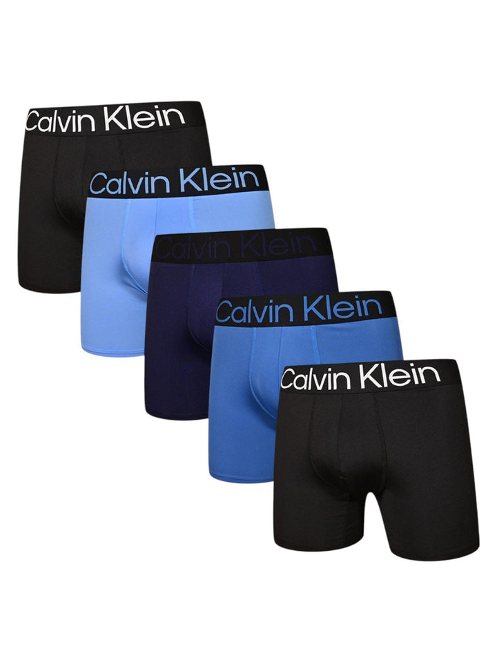 Calvin Klein Microfiber 5-Pack Bold Logo Boxer Briefs