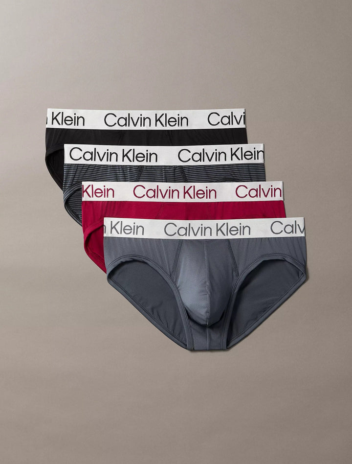Calvin Klein Men's Chromatic 4-Pack Hip Briefs