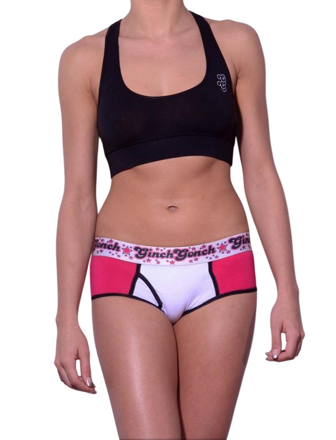 Ginch Gonch Women's Mean Pink Boyfriend Briefs