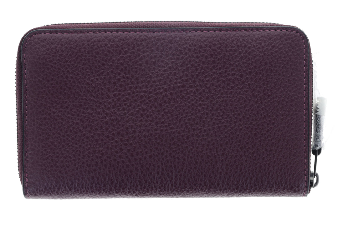 COACH Womens Medium Id Zip Wallet (Boysenberry)