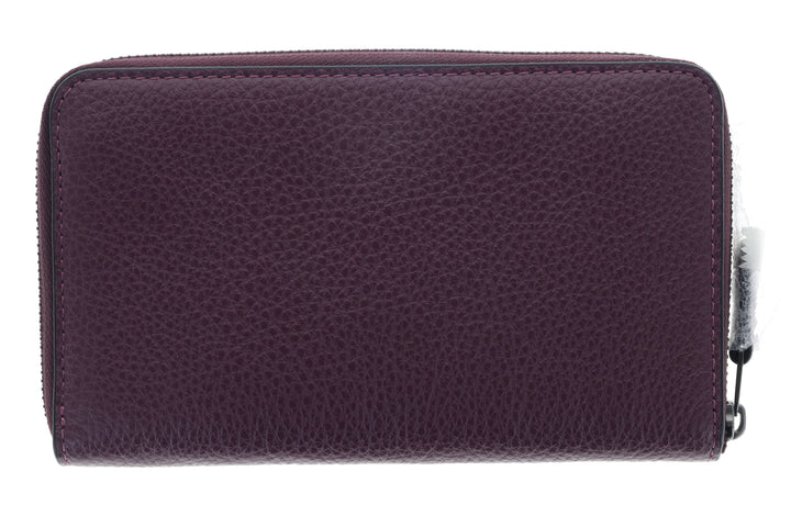 COACH Womens Medium Id Zip Wallet (Boysenberry)