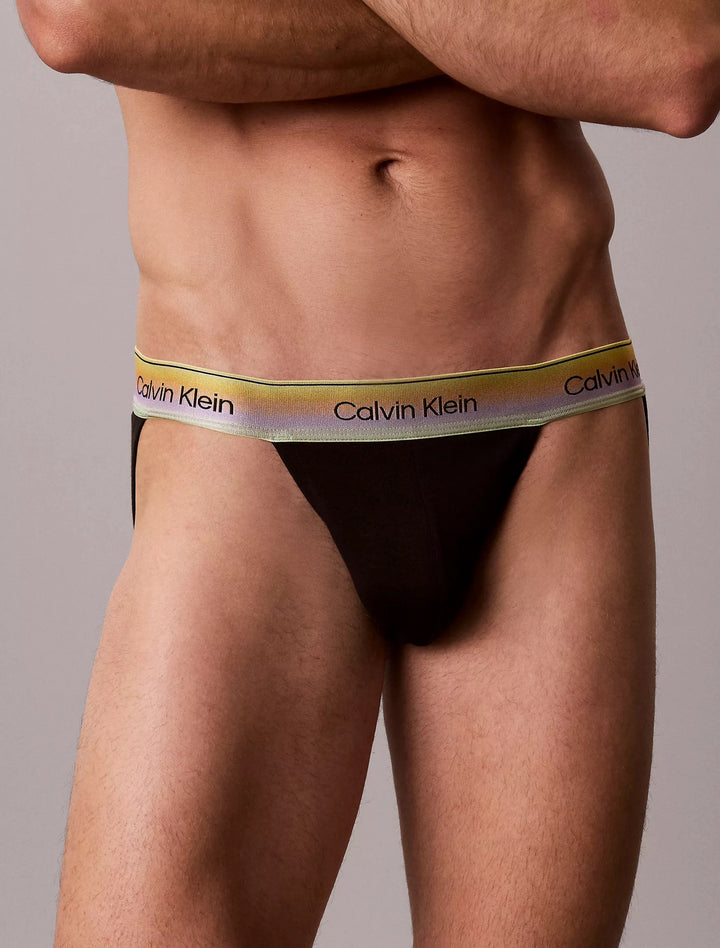 Calvin Klein Men's Icon Cotton Stretch Pride Jock Strap