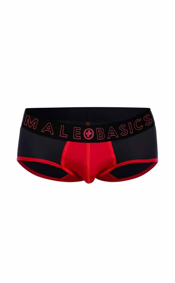 MaleBasics Neon Brief – Modern Contrast Pouch Brief with Moisture-Wicking Fabric