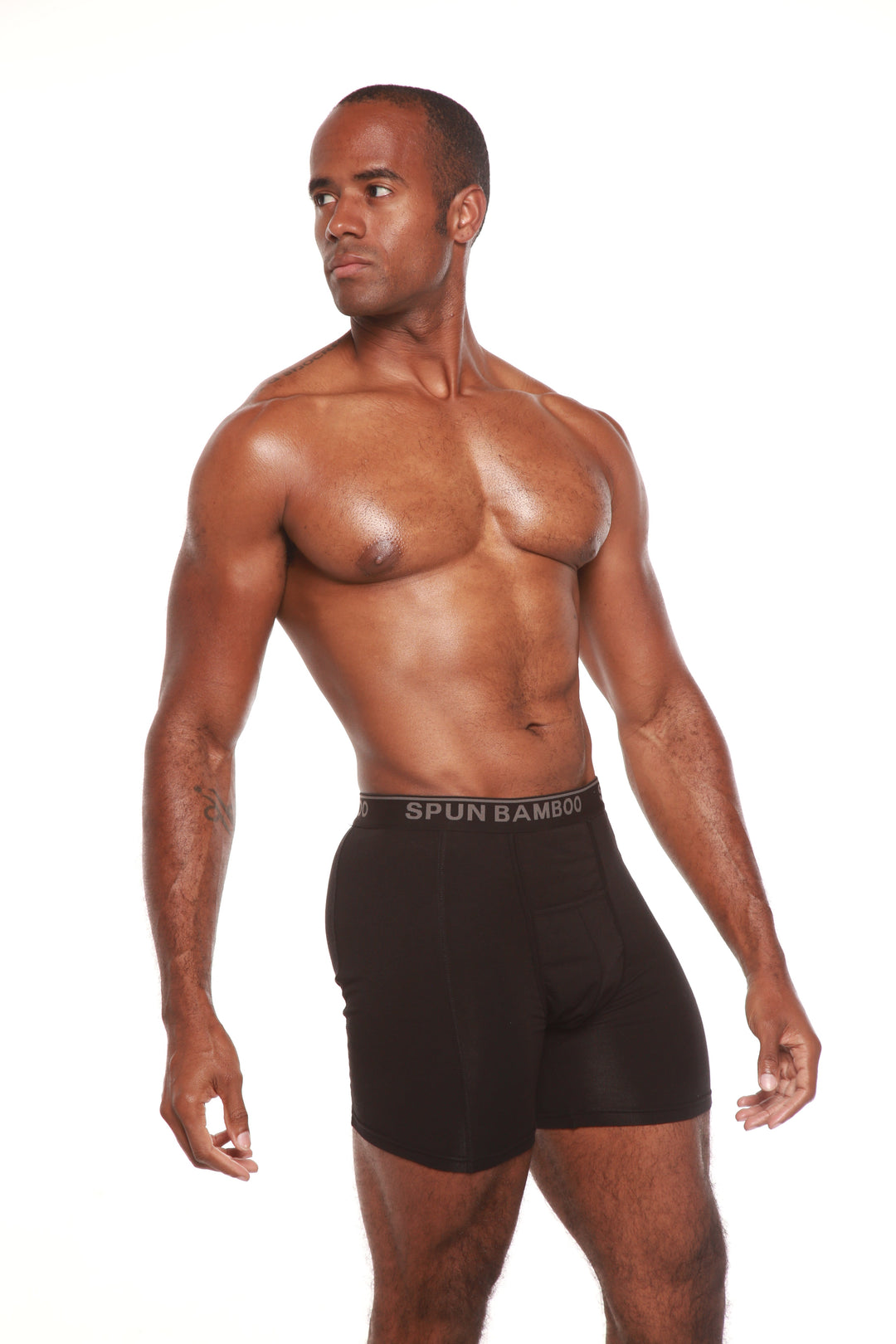 Spun Bamboo bamboo boxer briefs packaging and label detail