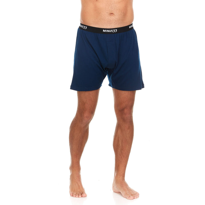 Minus33 Men's Woolverino Microweight Boxer Shorts - Lightweight Merino Wool Performance Underwear