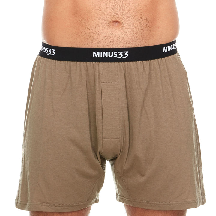 Minus33 Men's Woolverino Microweight Boxer Shorts - Lightweight Merino Wool Performance Underwear