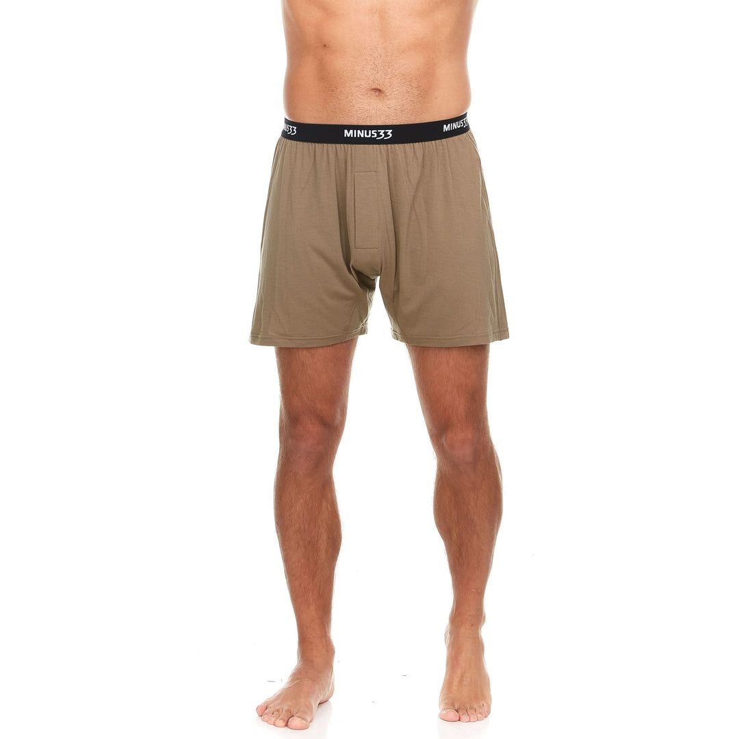 Minus33 Men's Woolverino Microweight Boxer Shorts - Lightweight Merino Wool Performance Underwear