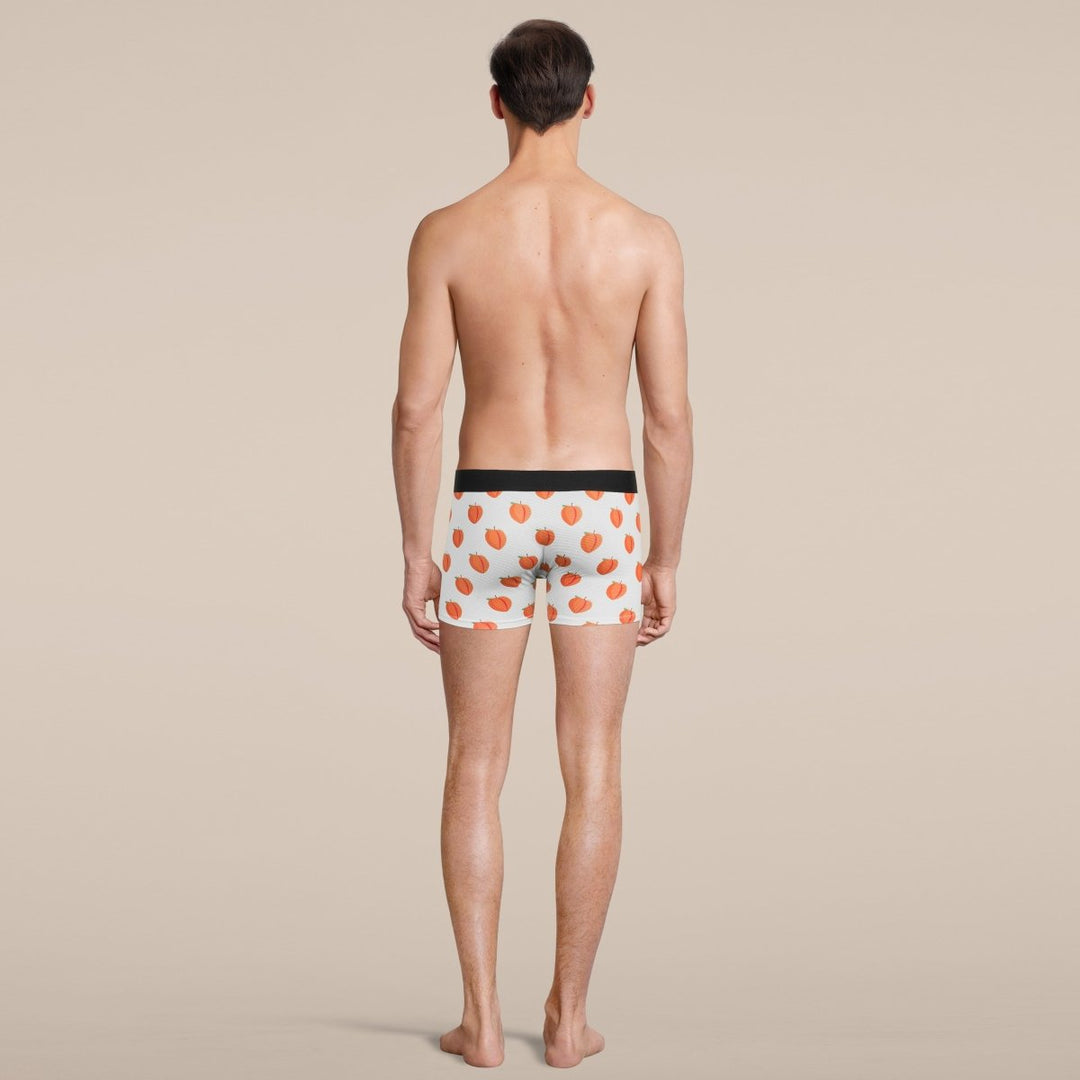 Manbuns Peach Boxer Trunk Underwear with Pouch