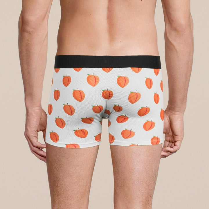 Manbuns Peach Boxer Trunk Underwear with Pouch