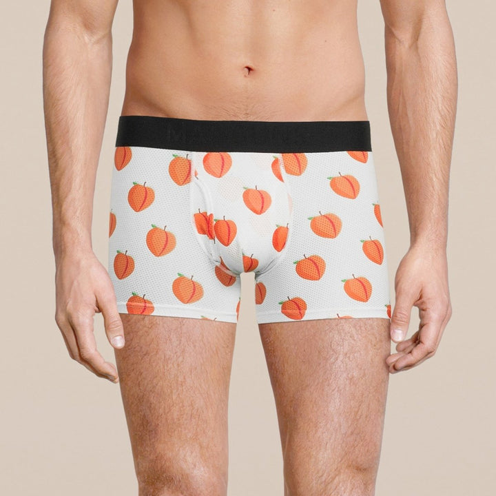 Manbuns Peach Boxer Trunk Underwear with Pouch