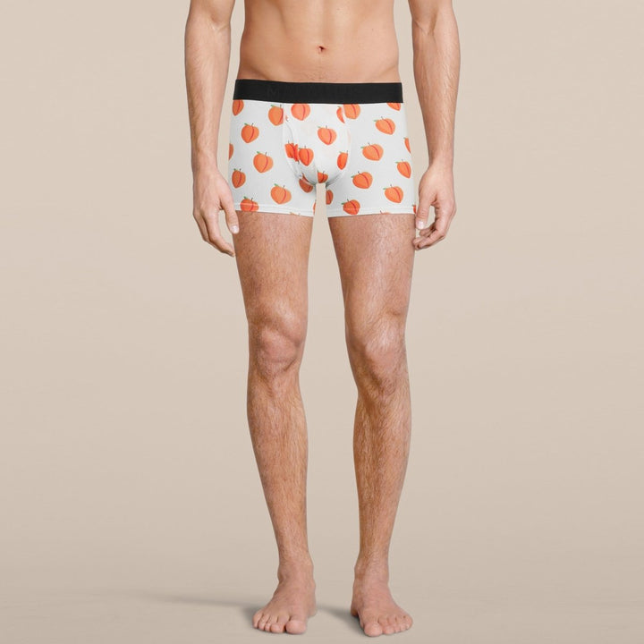 Manbuns Peach Boxer Trunk Underwear with Pouch