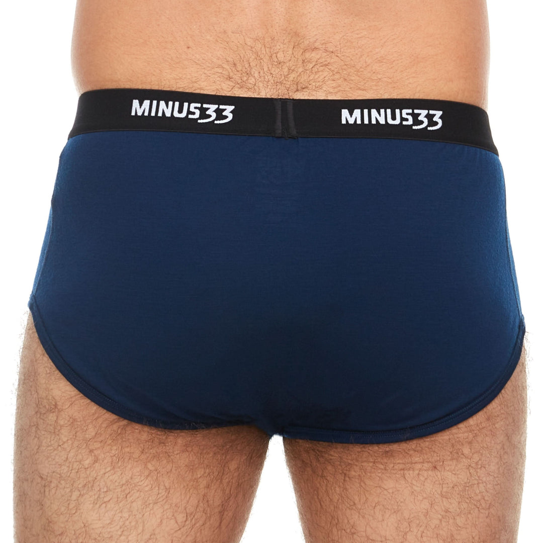 Minus33 Woolverino Microweight Men’s Merino Wool Briefs – Breathable & Anti-Chafe