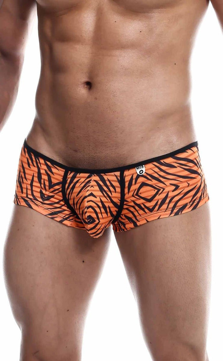 MALEBASICS MOB Boyshort | Men’s Striped Mesh Athletic Underwear