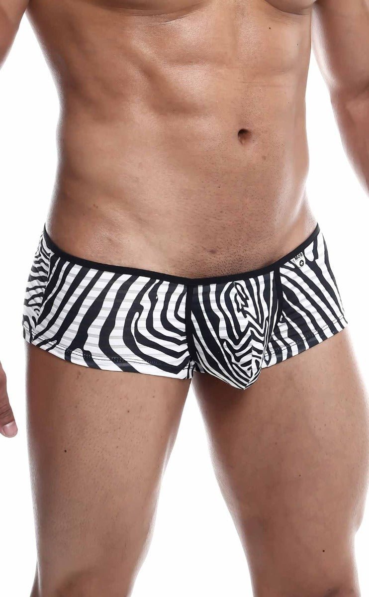 MALEBASICS MOB Boyshort | Men’s Striped Mesh Athletic Underwear