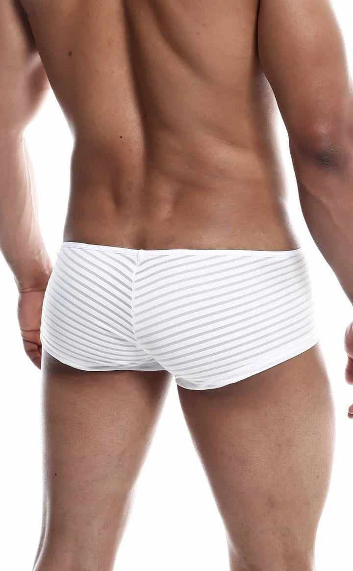 MALEBASICS MOB Boyshort | Men’s Striped Mesh Athletic Underwear