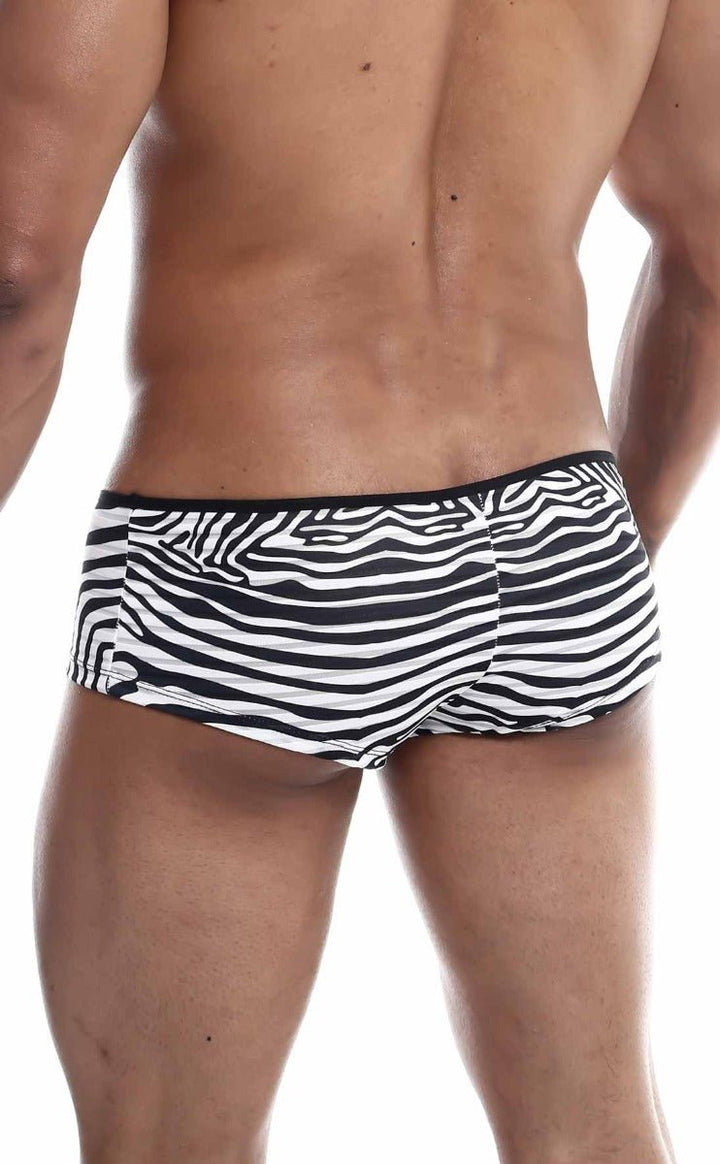 MALEBASICS MOB Boyshort | Men’s Striped Mesh Athletic Underwear