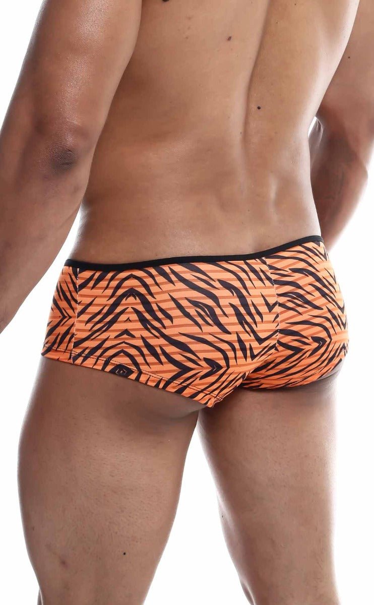 MALEBASICS MOB Boyshort | Men’s Striped Mesh Athletic Underwear
