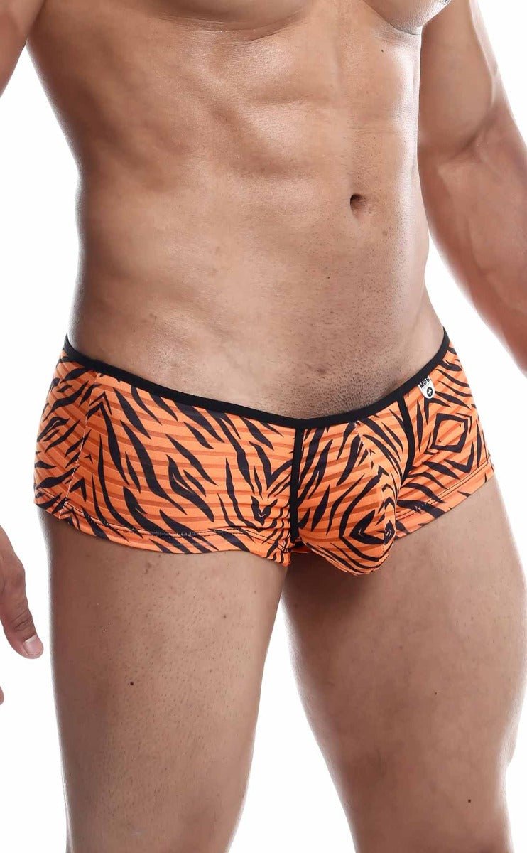 MALEBASICS MOB Boyshort | Men’s Striped Mesh Athletic Underwear