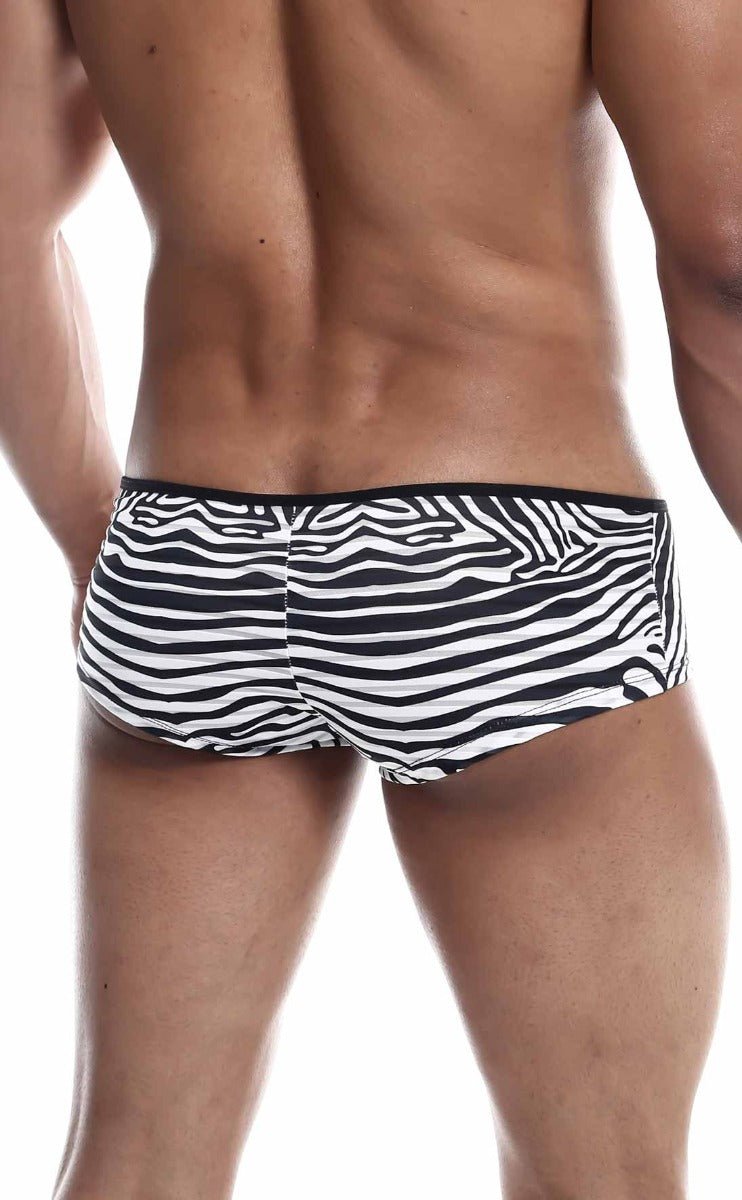 MALEBASICS MOB Boyshort | Men’s Striped Mesh Athletic Underwear