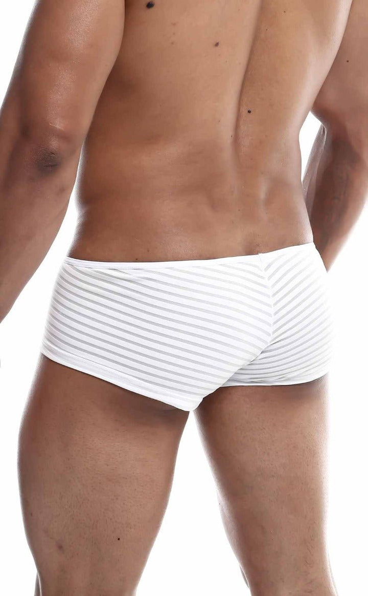 MALEBASICS MOB Boyshort | Men’s Striped Mesh Athletic Underwear