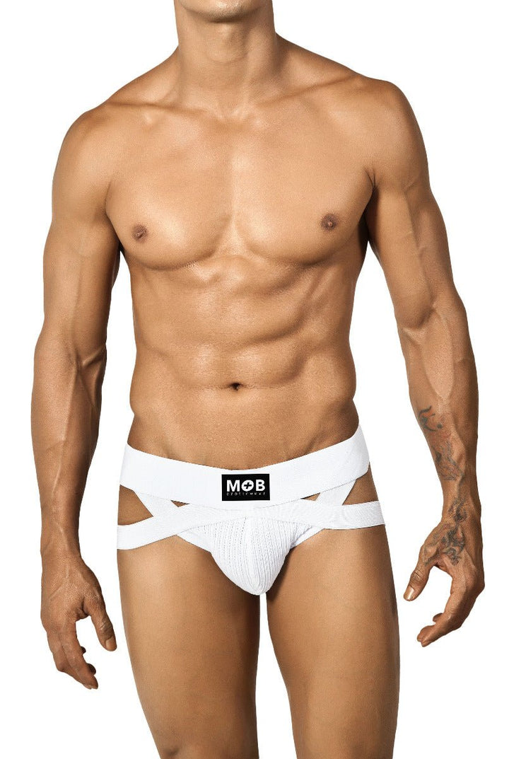 Malebasics MOB X-Jock men's jockstrap – cotton Lycra athletic supporter underwear