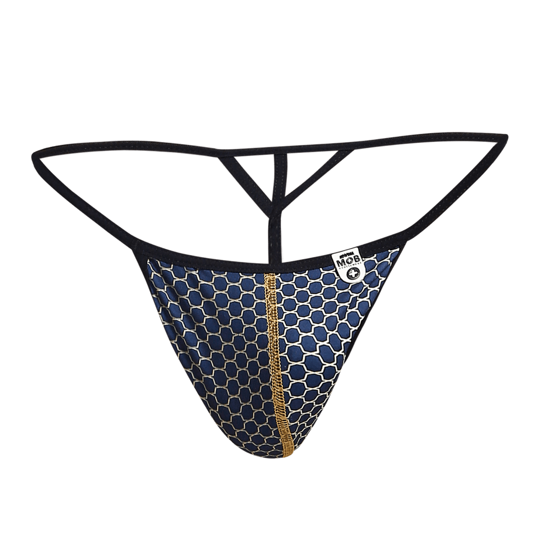 MALEBASICS DNGEON Thong | Men’s Industrial Stealth Black G-String
