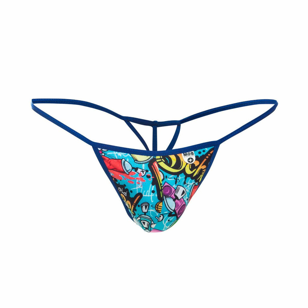 MALEBASICS DNGEON Thong | Men’s Industrial Stealth Black G-String