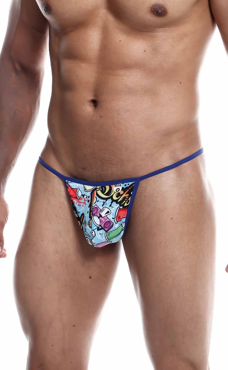 MALEBASICS DNGEON Thong | Men’s Industrial Stealth Black G-String
