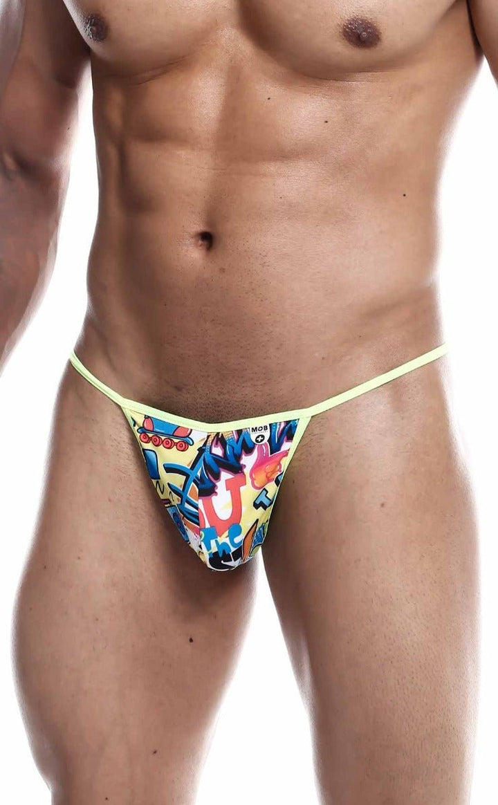 MALEBASICS DNGEON Thong | Men’s Industrial Stealth Black G-String