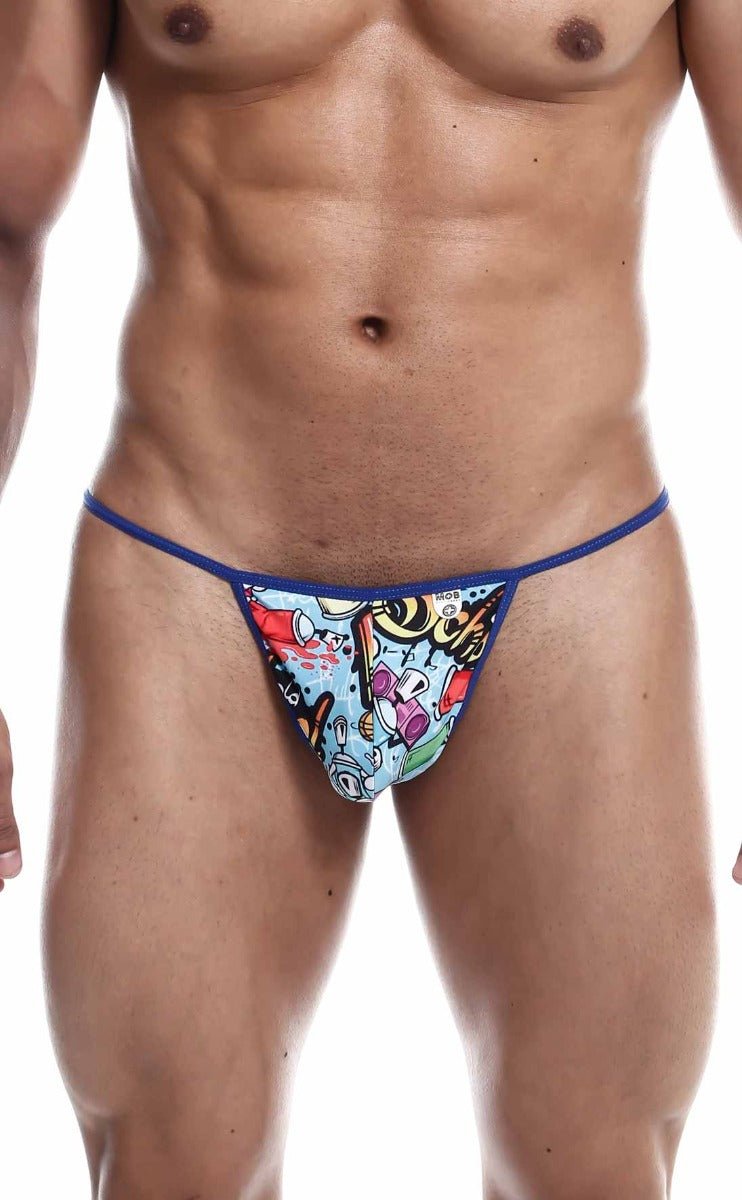 MALEBASICS DNGEON Thong | Men’s Industrial Stealth Black G-String