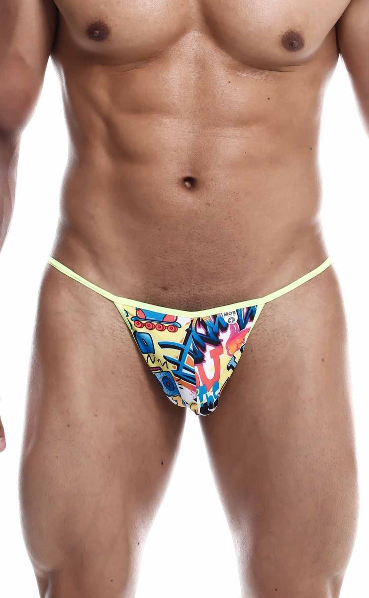 MALEBASICS DNGEON Thong | Men’s Industrial Stealth Black G-String
