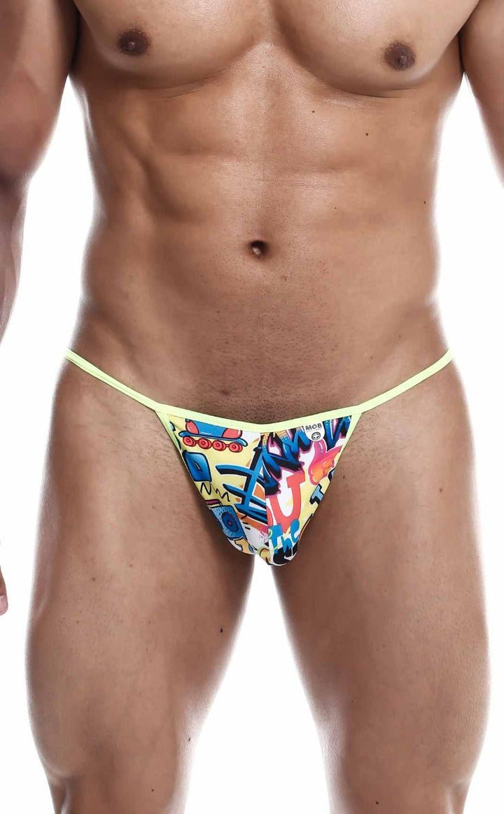 MALEBASICS DNGEON Thong | Men’s Industrial Stealth Black G-String