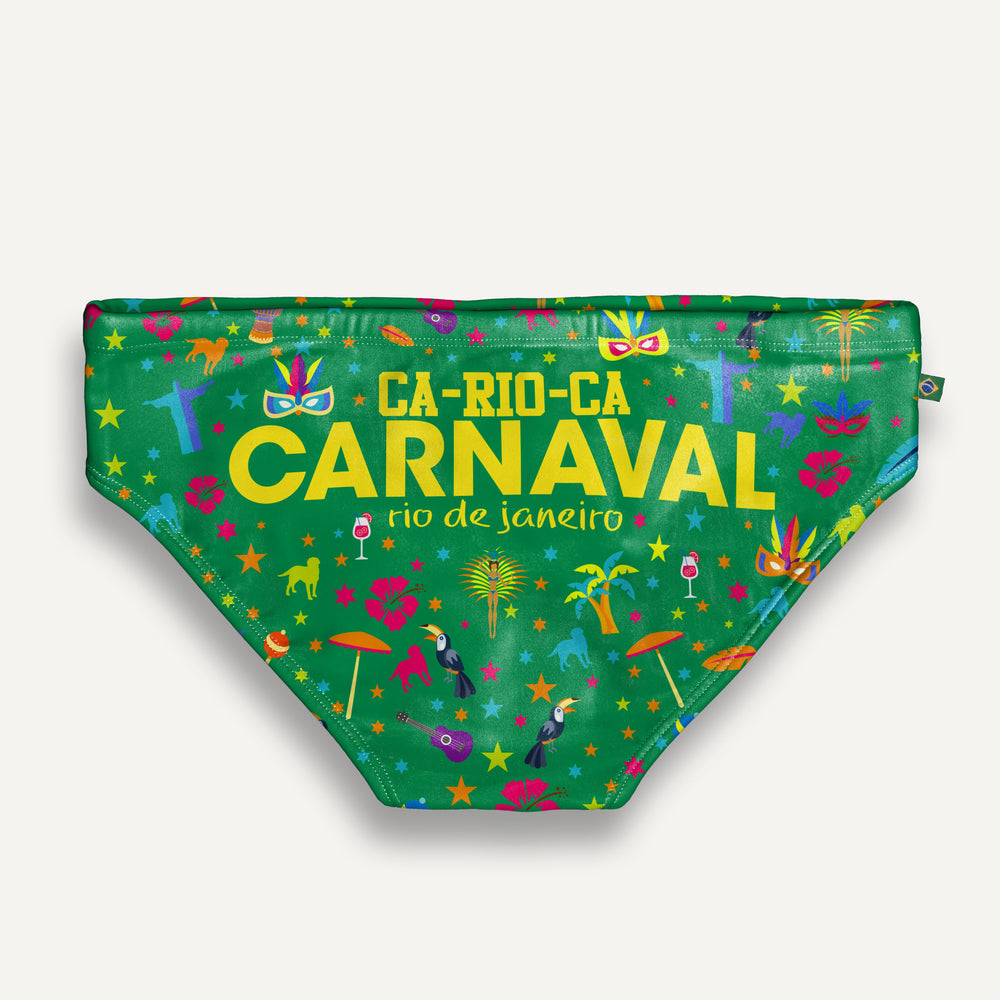 CA-RIO-CA Men's CARIOCA CARNAVAL 2026 SUNGA Designer Swimwear in 