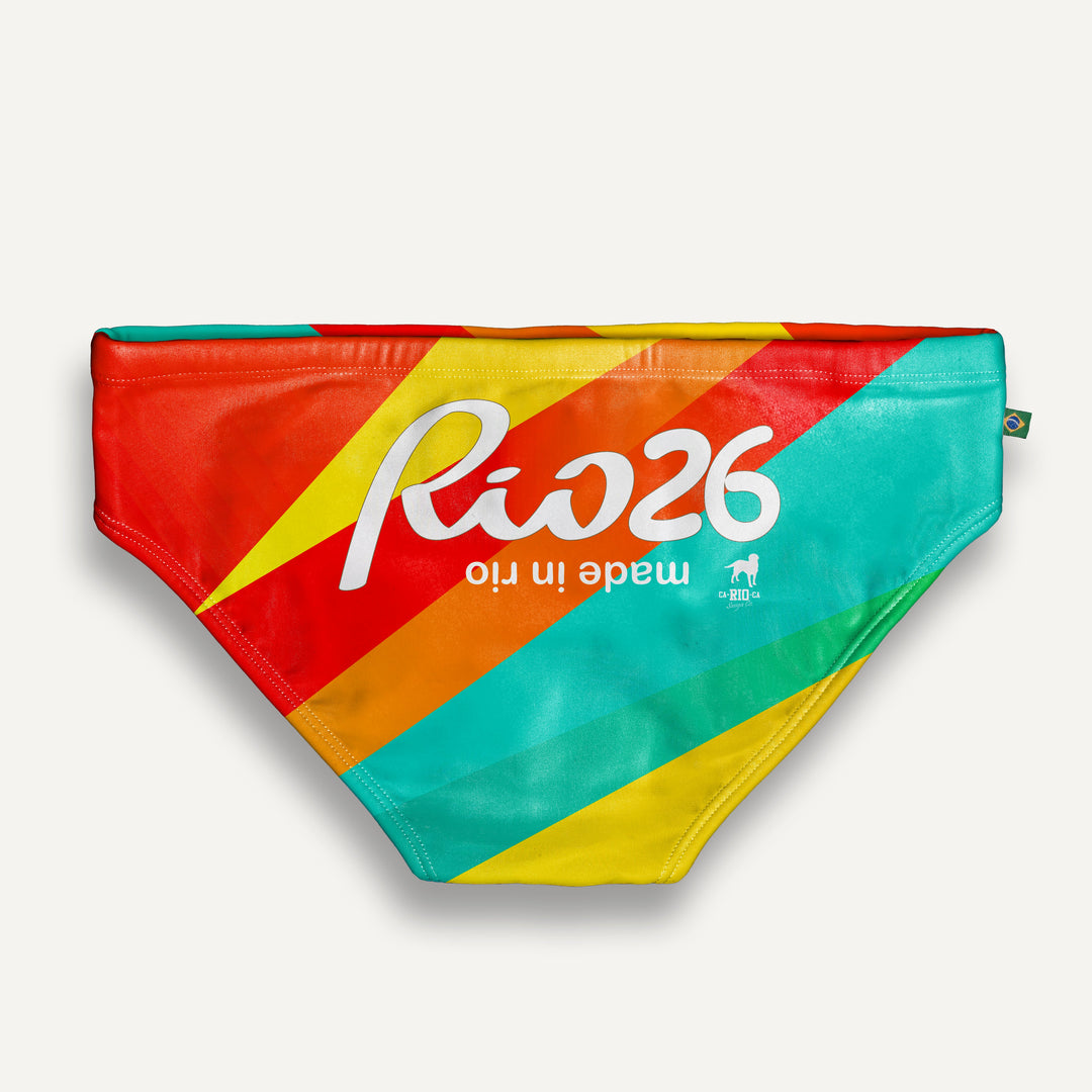 CA-RIO-CA Men's CARIOCA RIO26 SUNGA Print Designer Swimwear in 