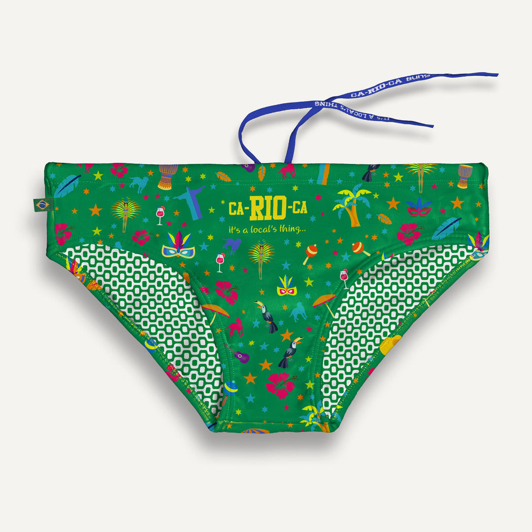 CA-RIO-CA Men's CARIOCA CARNAVAL 2026 SUNGA Designer Swimwear in 