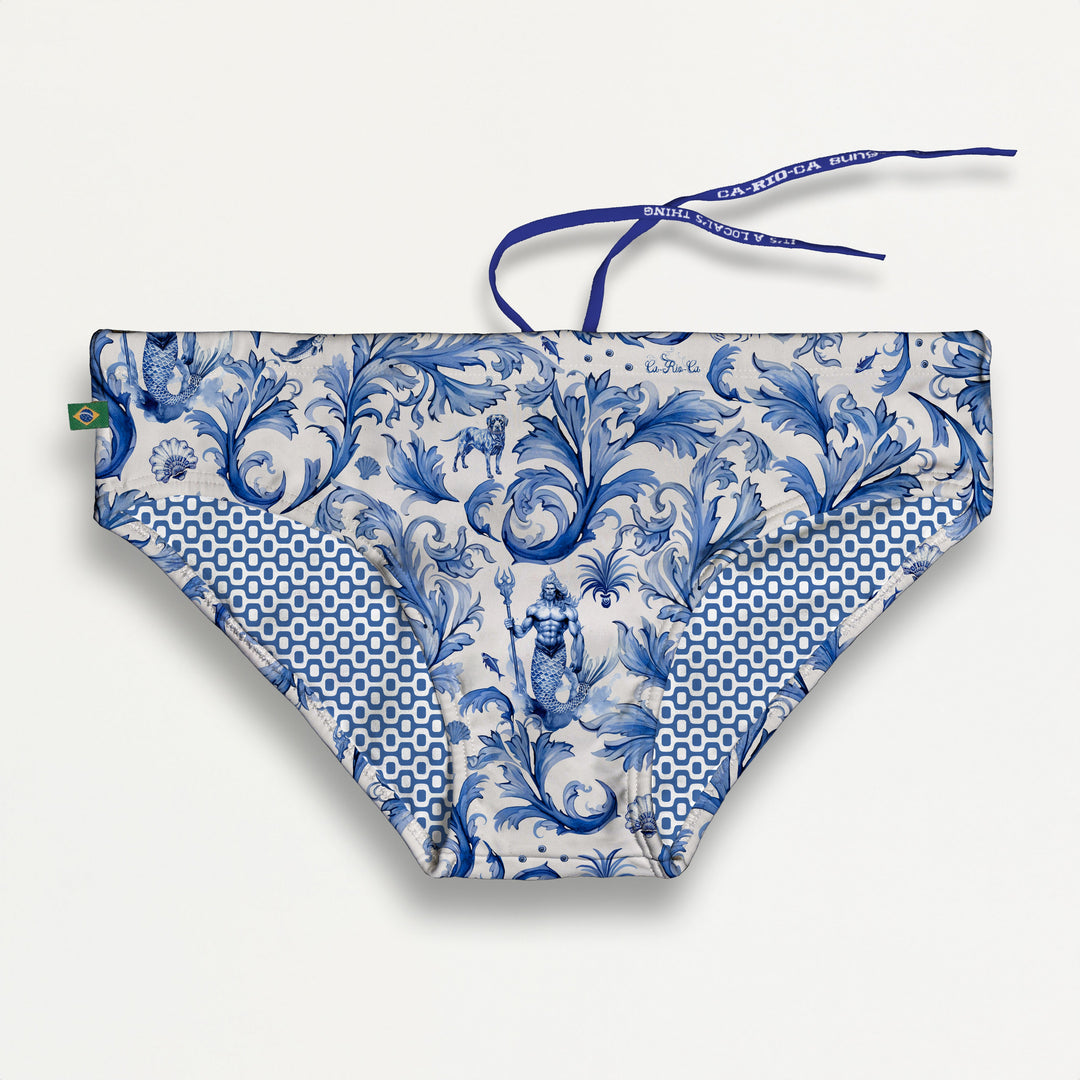 CA-RIO-CA Men's Rei Netuno Brief Sunga Designer Swimwear Briefs in 