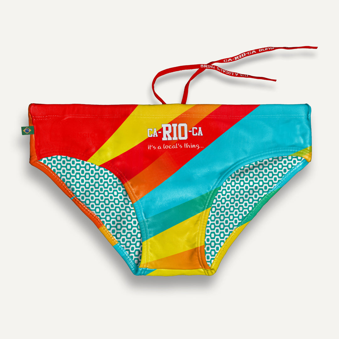 CA-RIO-CA Men's CARIOCA RIO26 SUNGA Print Designer Swimwear in 
