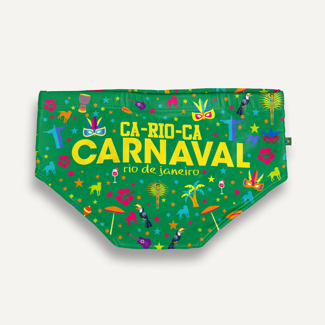 CA-RIO-CA Men's CARIOCA CARNAVAL 2026 SUNGA Designer Swimwear in 