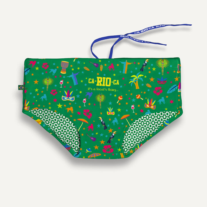 CA-RIO-CA Men's CARIOCA CARNAVAL 2026 SUNGA Designer Swimwear in 