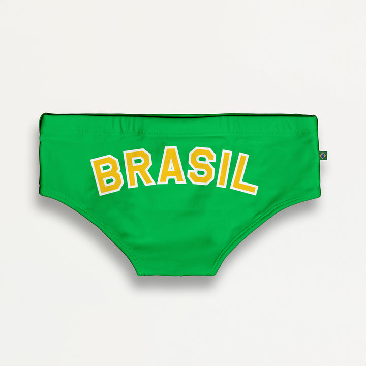 CA-RIO-CA Men's TEAM BRASIL FLAG SUNGA Designer Brazilian Sunga Swimwear in 