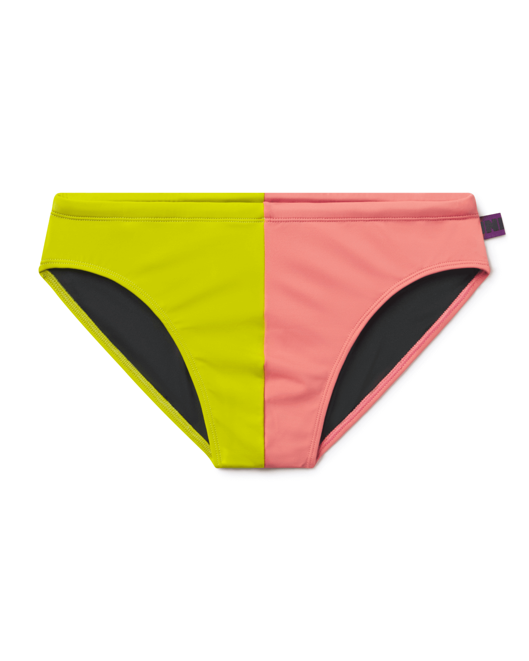 Onishi men's Two-Tone Swim Brief limited edition – recycled nylon low-rise swimwear